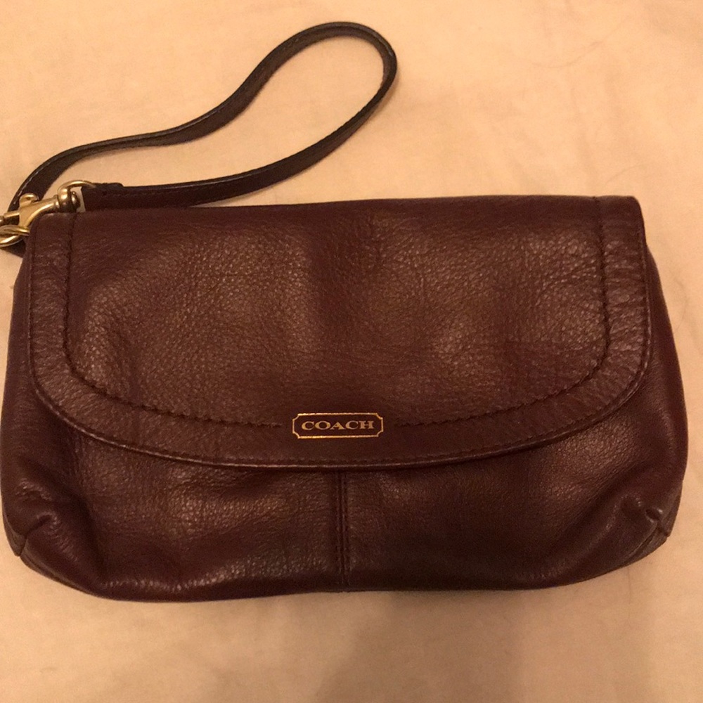 Coach wristlet clutch